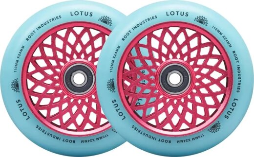 Root Lotus 110mm Scooter Rollen Pink/Isotope