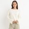 Rhythm Baklava Knit Pullover White