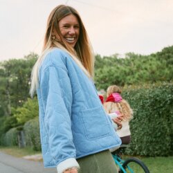 Roxy Not So Basic Jeansjacke Beau Blue