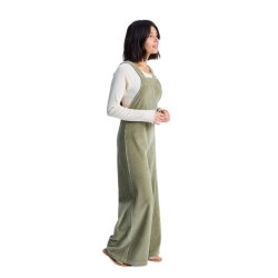 Roxy Best Daze Onesie Oil Green Latzhose Cord