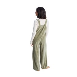 Roxy Best Daze Onesie Oil Green Latzhose Cord