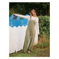 Roxy Best Daze Onesie Oil Green Latzhose Cord
