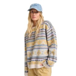 Billabong Camp Sweater Pullover Whitecap