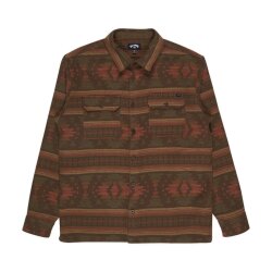 Billabong Offshore Jacquard Flannel Dark Cedar