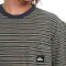 Quiksilver Onyx SS Striped tee Fallen Rock Onyx