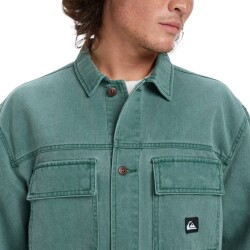 Quiksilver Mohab Washed Twill LS Shirt Trekking Green