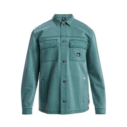 Quiksilver Mohab Washed Twill LS Shirt Trekking Green