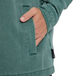 Quiksilver Mohab Washed Twill LS Shirt Trekking Green