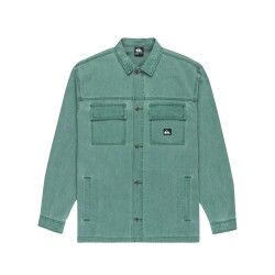 Quiksilver Mohab Washed Twill LS Shirt Trekking Green