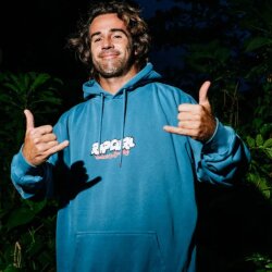 Rip Curl Raw Energy Hood Storm Blue