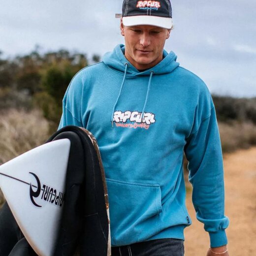 Rip Curl Raw Energy Hood Storm Blue XL