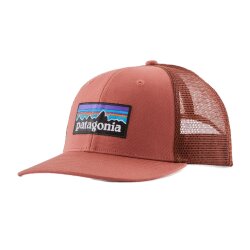Patagonia P-6 Logo Trucker Hat Potters Red