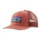 Patagonia P-6 Logo Trucker Hat Potters Red