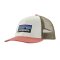 Patagonia P-6 Logo LoPro Trucker Hat Birch White