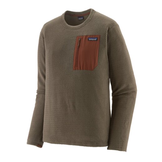 Patagonia M´s R1 Air Crew Marlow Brown