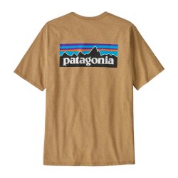 Patagonia Ms P-6 Logo Responsible Tee Talon Gold
