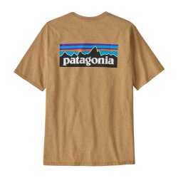 Patagonia Ms P-6 Logo Responsible Tee Talon Gold XL