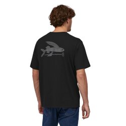 Patagonia Ms Flying Fish Responsible Tee Ink Black XL