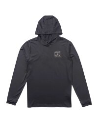 Salty Crew Capitals Hooded Sunshirt Charcoal