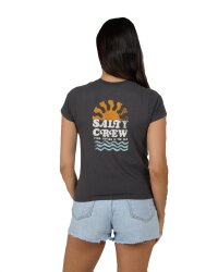 Salty Crew T-Shirt West Bound Modern Tee Charcoal