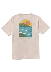 Vissla Coastliner Organic Tee Bone