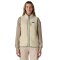 Patagonia W´s Retro Pile Vest Natural w/Ellwood Green