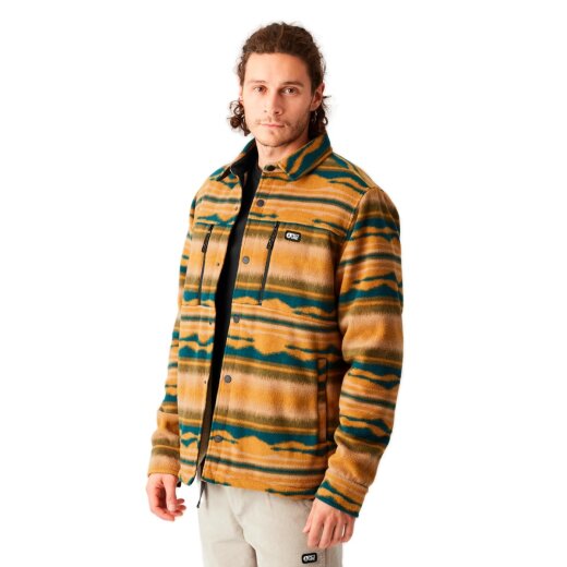Picture Organic Clothing Bemidji Shirt Jacket Geomatric Stripes
