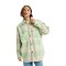 Roxy Over and Above karierte Fleece Hemdjacke Pistachio Be Bold Plaid
