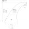 ROAM Surfboard Single Fin 8.5 Flex US Box Blau