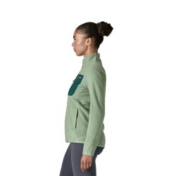 Patagonia Womens R1 Air Full-Zip Jacket Ellwood Green