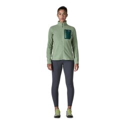 Patagonia Womens R1 Air Full-Zip Jacket Ellwood Green