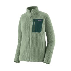 Patagonia Womens R1 Air Full-Zip Jacket Ellwood Green