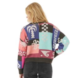 Rip Curl Keepsakes Jacquard Cardigan Pink