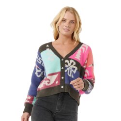 Rip Curl Keepsakes Jacquard Cardigan Pink