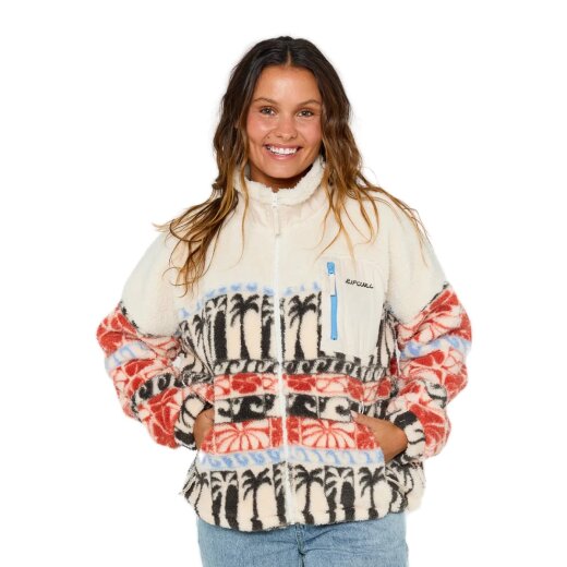 Rip Curl Oceanic Zip Fleece Beige