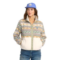 Billabong Rock Jetty Mock Neck Zip Fleece Jacke Whitecap