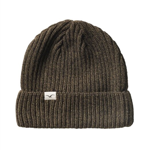 Cleptomanicx Hafen Bicolor Beanie Dark Olive