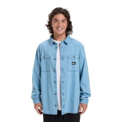 Quiksilver Bozeman Denim LS Shirt Flint Stone L