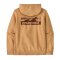 Patagonia Boardshort Logo Uprisal Hoody Tan Gold