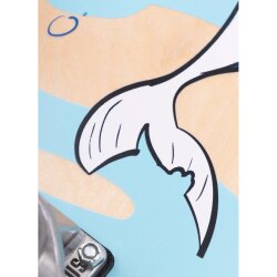 Little Lemon Loomi Corkgrip Kids Skateboard Cruiser Shark 24.75"
