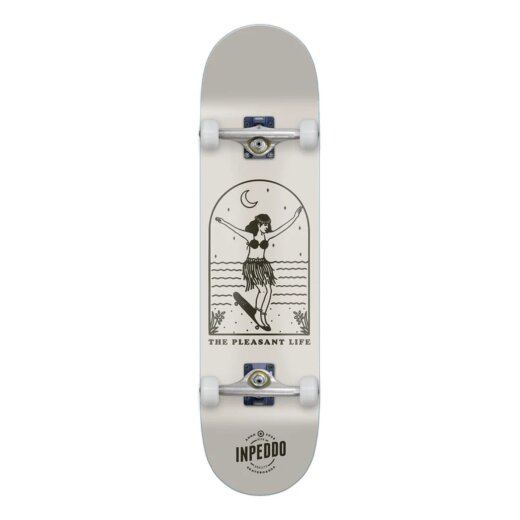 Inpeddo Lady Grey Skateboard Std Complete 8.25