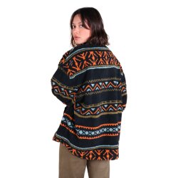 Oxbow Homey Sherpa Fleece Hemd Jacke Noir
