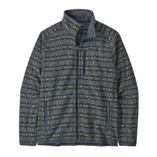 Patagonia Jacke Ms Better Sweater Woven Together Smolder Blue