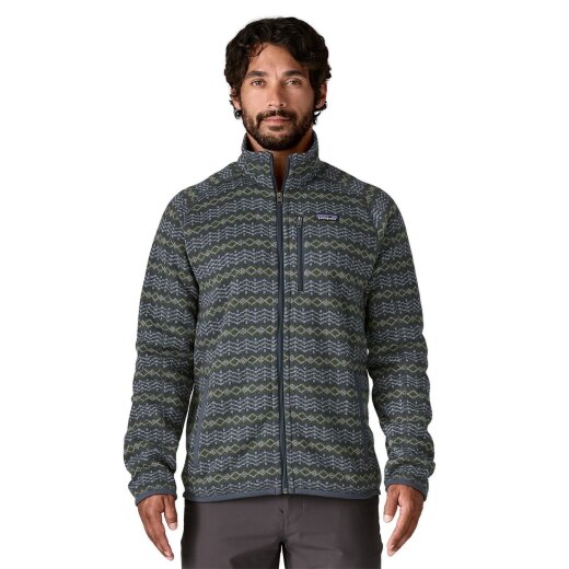 Patagonia Jacke Ms Better Sweater Woven Together Smolder Blue