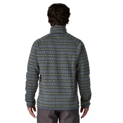 Patagonia Jacke Ms Better Sweater Woven Together Smolder Blue
