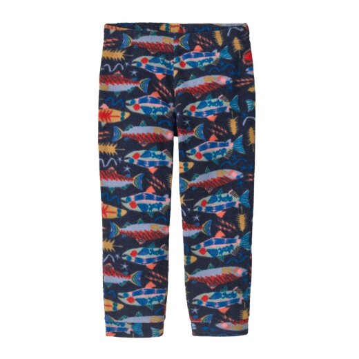 Patagonia Baby Micro D Buttoms Salmon Energy: New Navy
