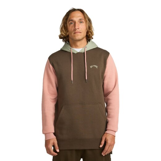 Billabong Arch Block PO Hoodie Dark Cedar