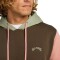 Billabong Arch Block PO Hoodie Dark Cedar