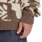 Quiksilver Hall City Jacquard Sweater Chocolate Brown Terreau Desert