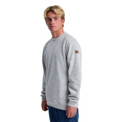 Quiksilver Keller Crew Pullover Light Grey Heather